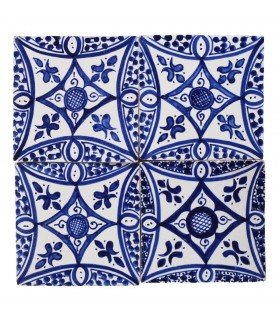 Al-Andalus - 14,5 cm - several designs - handcrafted tile - model 18