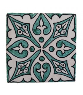 Al-Andalus - carrelage artisanal 14,5 cm - plusieurs motifs - - modèle 19