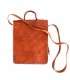 Cartera Artesana Cuero - Gran Calidad - 2 Compartimentos - 27 cm
