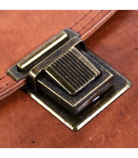 Artisan portfolio leather - great quality - 2 compartments - 27 cm