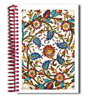 Prenotare design mosaico - Souvenir arabo - formato A5 - 100 fogli