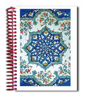 Libreta Diseño Mosaico - Souvenir Arabe - Tamaño A6 - 100 Hojas