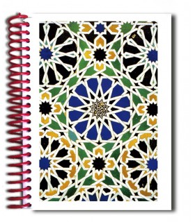 Prenotare design mosaico - Souvenir arabo - formato A6 - 100 fogli