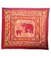 Tela Algodon - India - Familia Elefante -210 x 240 cm