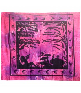 Tessuto India enchanted forest - 240 x 210 cm