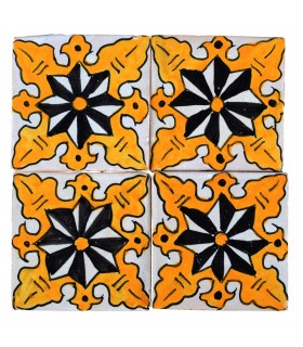 Al-Andalus - piastrelle artigianali di 10cm - parecchi disegni - - modello 22