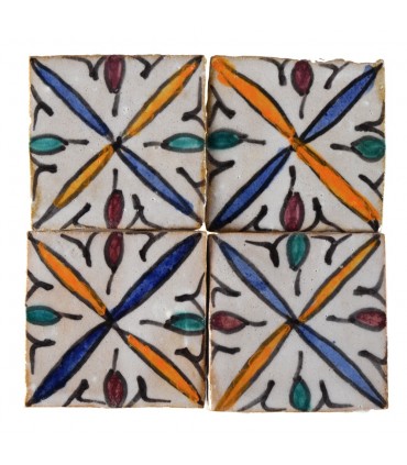 Al-Andalus - 10 cm - several designs - handcrafted tile - model 26