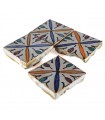 Azulejo Andalusí - 10 cm - Varios Diseños- Artesanal- Modelo 26