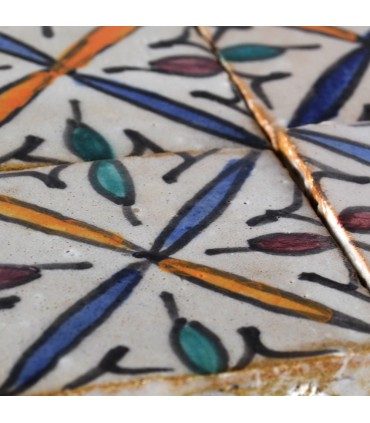 Azulejo Andalusí - 10 cm - Varios Diseños- Artesanal- Modelo 26