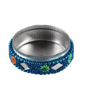 Bright round box - pill box - various colors - without velvet