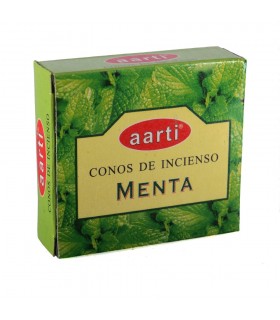 Conos Incienso  - Aarti - Menta - 12 Conos