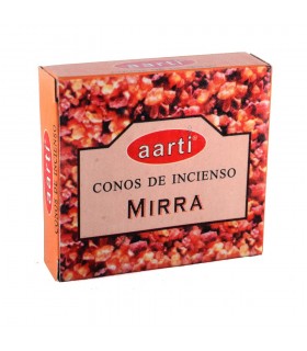 Cones incense - Aarti - myrrh - 12 cones