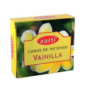 Coni di incenso - Aarti - vaniglia - 12 coni
