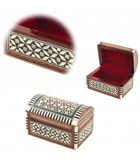 Box Baulcilto weiß - Schale - Velvet - Intarsien von Ägypten