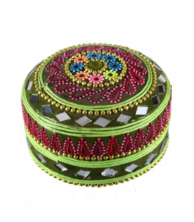 Spiel 3 Boxen helle glitter Floral-Velvet - Farben