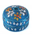 Round Glossy Box - Velvety Interior - Assorted Colors