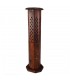 Censer octagonal tower - Base and Tower - wood - Floral feather