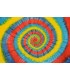 Tela Algodón  India - Espiral Arco Iris - NOVEDAD - 120 x 220 cm