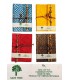 Libro verde - fatto a mano - 100% cotone - prodotto dell'India