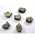Siegel der handwerklichen Holz - Hindus - assorted Symbole
