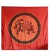 Artisan - elephant Imperial - l'Inde de tissu coton - 220 x 240 cm