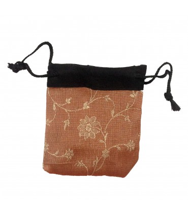 Sacs de cadeau mini - recyclés Sari - modèles et couleurs assorties - 9 cm