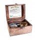 Pack treasures of East - incense myrrh and gold - includes censer tweezers and Carbon -