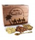 Confezione tesori d'Oriente - Incenso Mirra e oro - include pinzette incensiere e carbonio-