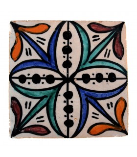 Al-Andalus - 10 cm - several designs - handcrafted tile - model 28