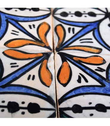 Azulejo Andalusí - 10 cm - Varios Diseños- Artesanal- Modelo 28