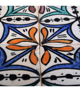 Al-Andalus - 10 cm - several designs - handcrafted tile - model 28