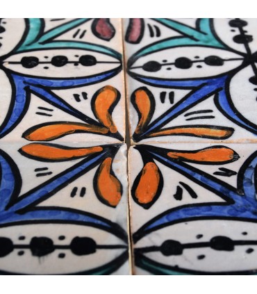 Al-Andalus - carreaux faits à la main 10 cm - plusieurs motifs - - modèle 28
