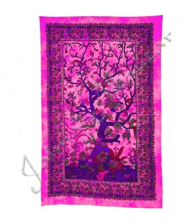 India-Cotton Tree of Life Fabric-Crafts-210 x 140 cm