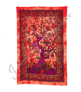 Material Baumwolle Indien-Struktur der Vida-Artesana - 210 x 140 cm