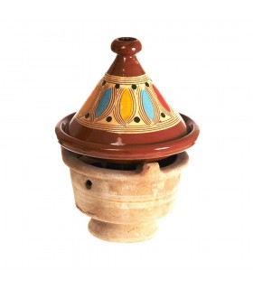 Incensario Barro Africano - 24 cm - Brasero - Artesano