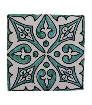 Azulejo Andalusí - 14,5 cm - Varios Diseños- Artesanal- Modelo 19