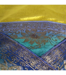 Cojín Tela Fina y Terciopelo - 40 cm - Varios Colores - Diseño Arabe