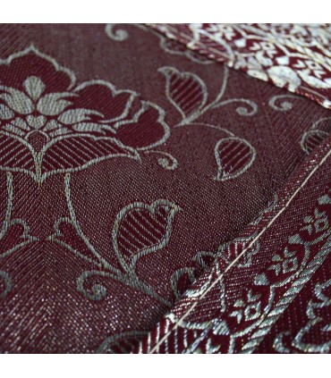 Cojín Tela Fina y Terciopelo - 40 cm - Varios Colores - Diseño Arabe