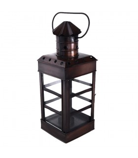 Farol Para Vela - Rectangular Con Asa - Novedad - 30 cm