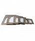 Specchio in ottone incisione - 8 misure - progettazione arco arabo