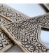 Spiegel Messing Gravur - 8 Größen - Design Bogen Arabisch