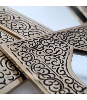 Espejo Latón Grabado - 8 Tamaños - Diseño Arco Arabe