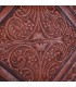 Bag Handmade Leather - hand or hanging - 2 compartments - snap - various colors - 31 cm