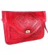 Tasche handgemachtes Leder - Hand oder hängende - 2 Fächer - Snap - in verschiedenen Farben - 31 cm