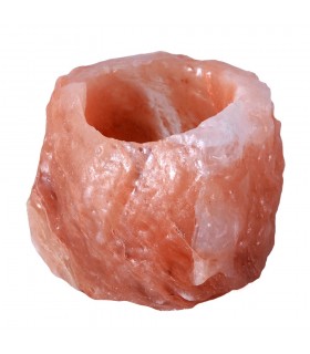 Portavelas Sal Natural Himalaya - Bruto - Feng Shui- NOVEDAD