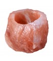 Portavelas Sal Natural Himalaya - Bruto - Feng Shui- NOVEDAD