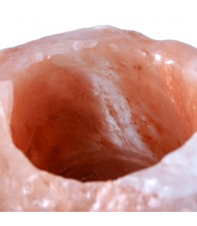 Portavelas Sal Natural Himalaya - Bruto - Feng Shui- NOVEDAD