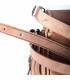 Pelle borsa a mano - artigianale 6 tasche - 2 colori-
