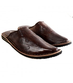 Babucha Piel Aladino Lisa - Varios Colores - NOVEDAD