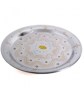 Pernas mauritano de bandeja - pintado a mão - 36 cm